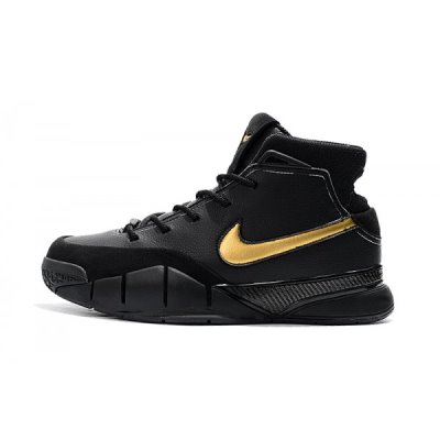 Nike Erkek Zoom Kobe 1 Protro Siyah / Metal Altın Basketbol Ayakkabısı Türkiye - GL22UZXZ